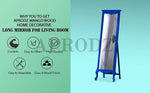 Mango Wood Home Decorative Thalo Standing Long Mirror for Living Room, Bedroom, Hotels 