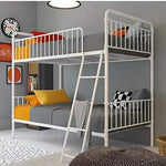 Marks Twin Bunk Bed (Metal - Black Powder Coated) 