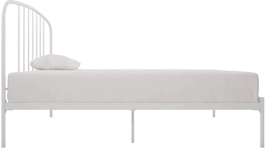Translation missing: en.Metal Bed Frame with Rounded Headboard