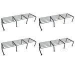 APRODZ Plant Stand/Pot Stand Heavy Duty Iron. Ideal Pot Stands for Plants in Balcony, Home Decor, Indoor and Outdoor Use (PC4)