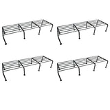 APRODZ Plant Stand/Pot Stand Heavy Duty Iron. Ideal Pot Stands for Plants in Balcony, Home Decor, Indoor and Outdoor Use (PC4)