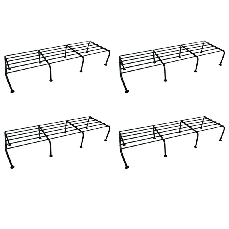 APRODZ Plant Stand/Pot Stand Heavy Duty Iron. Ideal Pot Stands for Plants in Balcony, Home Decor, Indoor and Outdoor Use (PC4)