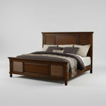 Solid Wood Without Storage Bed Elmore for Bedroom Stylish 