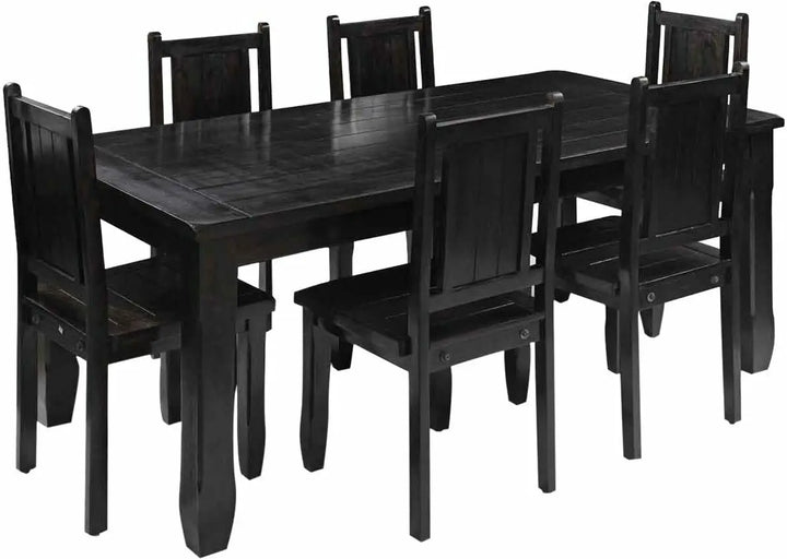 Translation missing: en.Solid Wood Kayle 6 Seater Dining Table Set for Home | Dining Furniture 