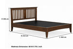 Solid Wood Parma Bed – Elegant and Stylish Bedroom Furniture Without Storage 