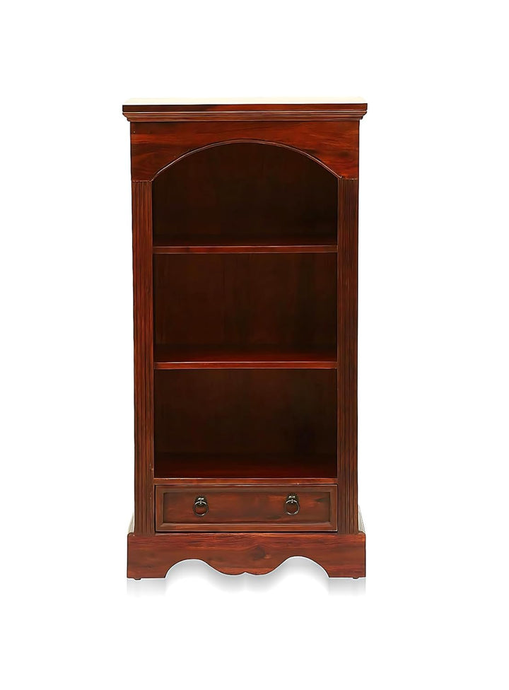 Translation missing: en.Bookshelf | Sheesham Wood Wooden Storage Organizer | Shelves Bookcase Rustic Durable, Stylish &amp; Compact Design for Home, Office &amp; Living Room | Furniture Organizer Elegant Finish (Honey Oak 2) 
