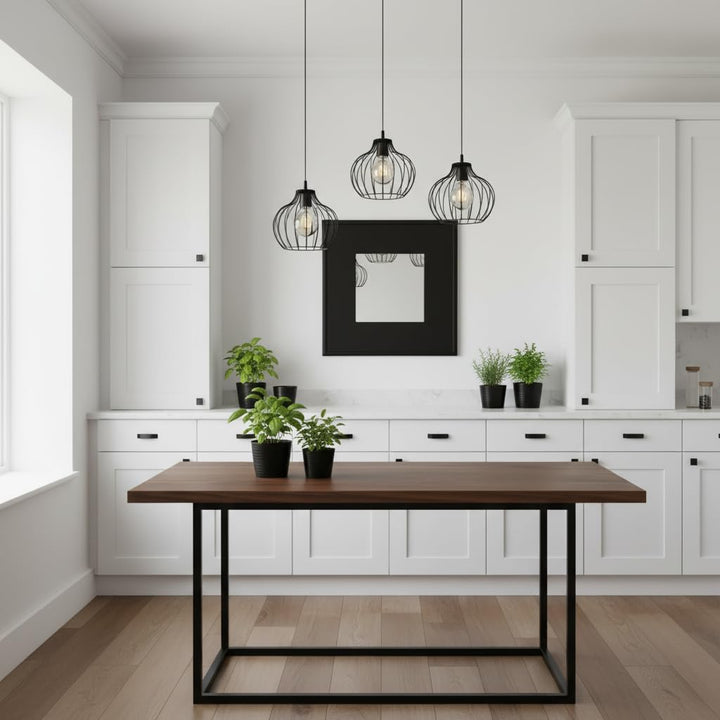 Translation missing: en.Mango Wood Azubu Wall Decorative Mirror Frame| Wooden Mirror | White Finish 