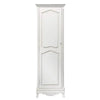 Mango Wood Multipurpose Storage 1-Door Libson Wardrobe rah for Living Room | White Finish