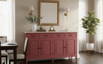 Solid Wood Cancun Storage Sideboard Cabinet with 4 Door and 4 Drawer for Living Room 
