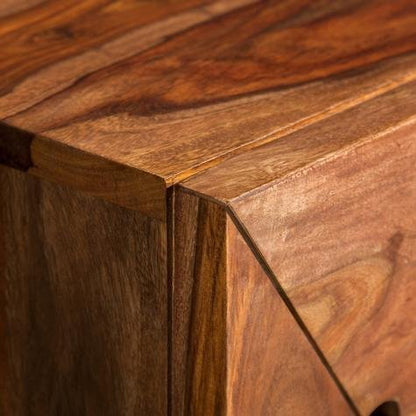 Solid Wood Paul Bedside Storage Table for Living Room