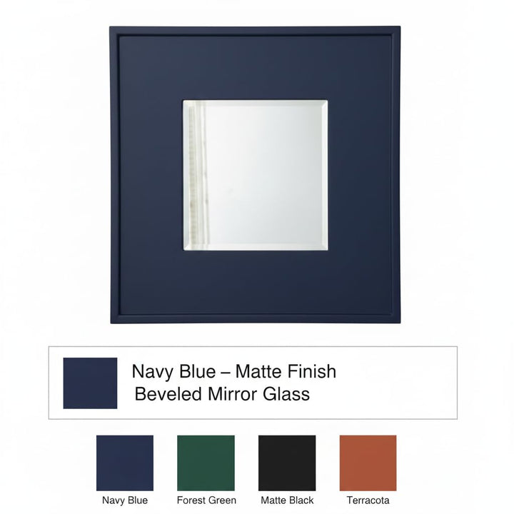 Translation missing: en.Mango Wood Azubu Wall Decorative Mirror Frame| Wooden Mirror | White Finish 