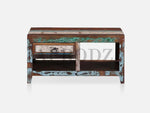 DeStress Solid Sheesham Wood Coffee Table | Versatile Center Table for Living Room, Bedroom, Hall & Home with Distress Finish 
