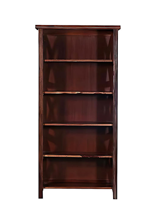 Translation missing: en.Bookshelf | Sheesham Wood Wooden Storage Organizer | Shelves Bookcase Rustic Durable, Stylish &amp; Compact Design for Home, Office &amp; Living Room | Furniture Organizer Elegant Finish (Brown 3) | Rustic furniture 