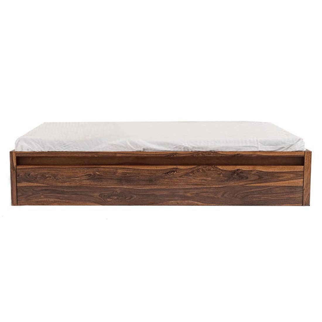 Sheesham Wood Hosia Bed for Bedroom Living Room Divan with Storage-Honey Finish