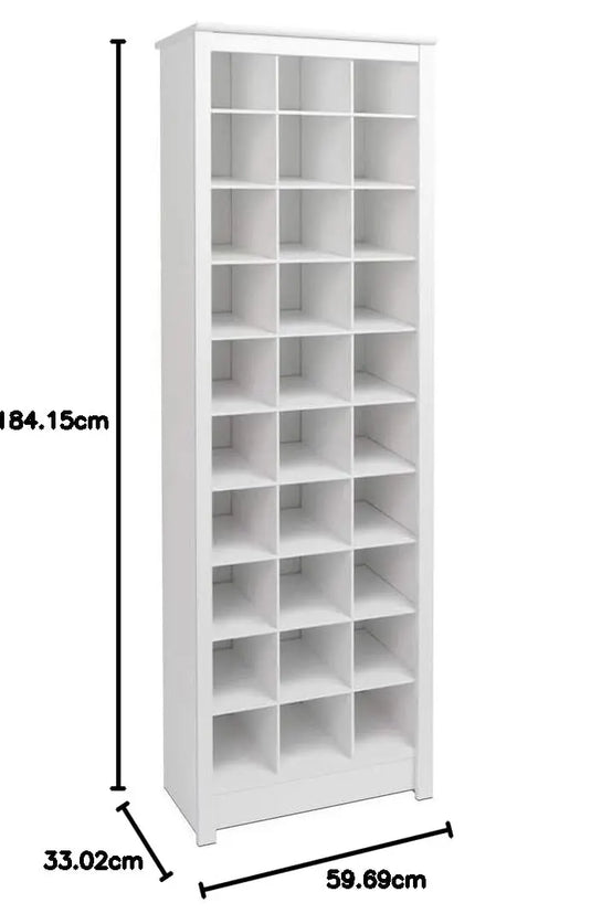 Translation missing: en.APRODZ Mango Wood Multiple Storage Salga Shoe Rack Shelf For Living Room | Shoe Organizer | White