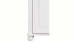 APRODZ Soild Wood Teresina Sideboard Storage Cabinet with Drawer for Living Room | White Finish