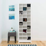 APRODZ Mango Wood Multiple Storage Salga Shoe Rack Shelf For Living Room | Shoe Organizer | White