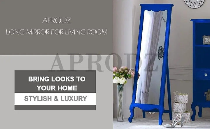Translation missing: en.Mango Wood Home Decorative Thalo Standing Long Mirror for Living Room, Bedroom, Hotels 