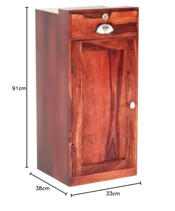 Sheesham Wood Benger Bar Cabinet for Home, brown, standard 