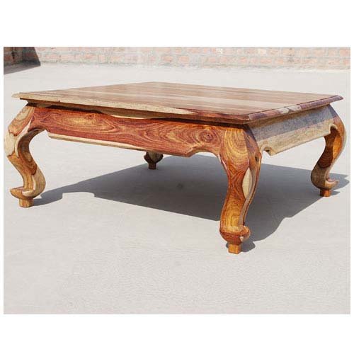 Sheesham Wood Turmero Stylish Coffee Table for Living Room | Center Table for Home | Brown Finish