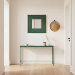 Mango Wood Azubu Wall Decorative Mirror Frame| Wooden Mirror | White Finish 