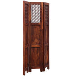 Durque 3 Panel Room Divider - Honey Oak 