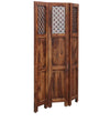Durque 3 Panel Room Divider - Provincial Teak