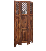 Durque 3 Panel Room Divider - Provincial Teak 