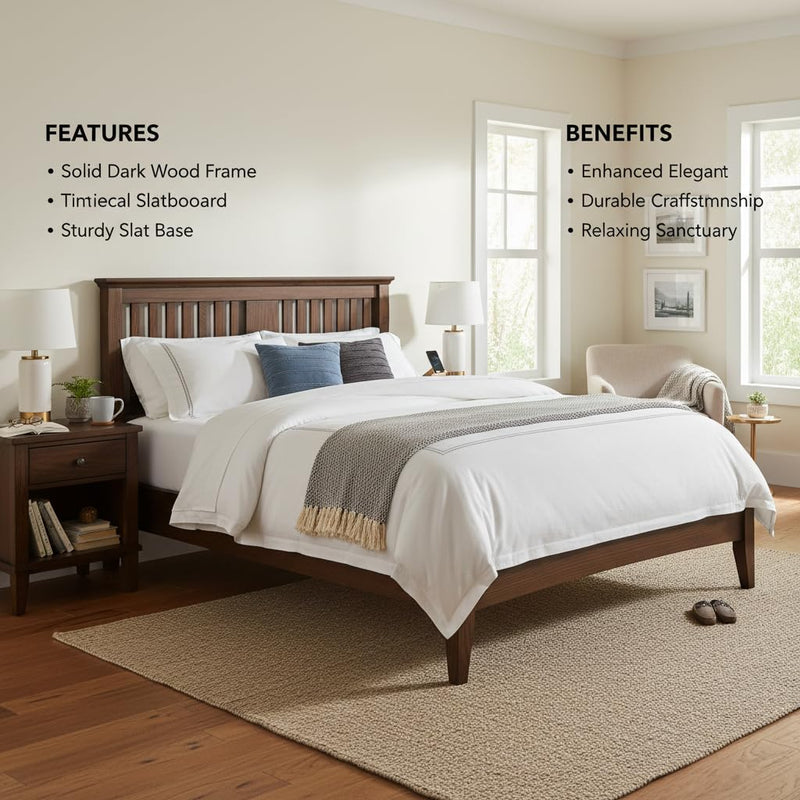 Solid Wood Parma Bed – Elegant and Stylish Bedroom Furniture Without Storage 