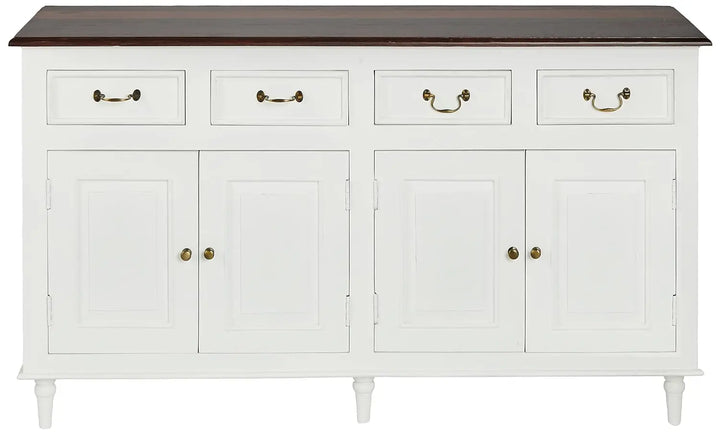 Translation missing: en.Solid Wood Cancun Storage Sideboard Cabinet with 4 Door and 4 Drawer for Living Room 