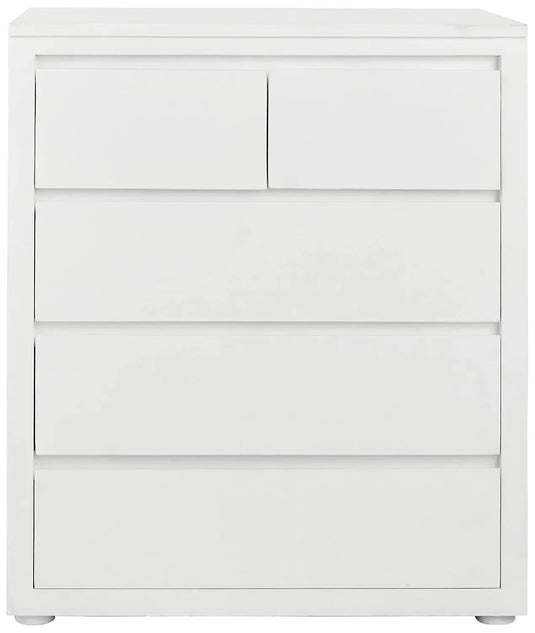 Translation missing: en.APRODZ Mango Wood Dublin Chest of 4 Drawers Storage Cabinet for Living Room Furniture (White)