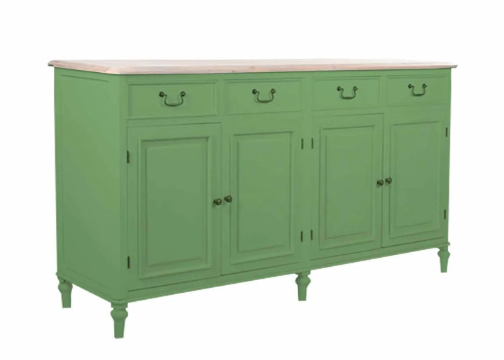 Translation missing: en.Solid Wood Cancun Storage Sideboard Cabinet with 4 Door and 4 Drawer for Living Room 