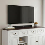 Solid Wood Cancun Storage Sideboard Cabinet with 4 Door and 4 Drawer for Living Room 