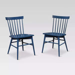 Solid Mango Wood Dining Chairs for Living Room | Set of 2 Wooden Chair 