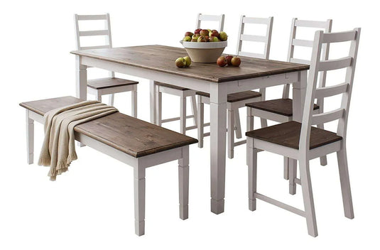 Translation missing: en.APRODZ Solid Wood Cancun 8 Seater Dining Table Set for Home | Dining Furniture