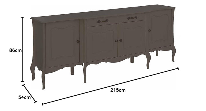 Translation missing: en.Mango Wood Rosario Sideboard Storage Cabinet for Living Room | Wooden Cabinet for Home 