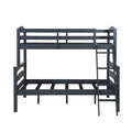 APRODZ Solid Wood Reese Bunk Bed for Bedroom | Light Grey Finish