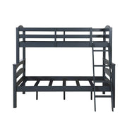 APRODZ Solid Wood Reese Bunk Bed for Bedroom | Light Grey Finish