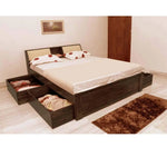 Sheesham Wood Allure Bed with Storage for bedroom 