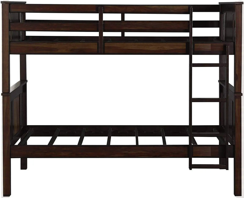 Sheesham Wood Beerar Kids Bunk Beds with Ladder for Bedroom 