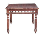 Sheesham Wood Norcross 6 Seater Dining Table Set with Bench for Home | Brown Finish 