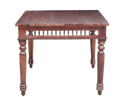 Sheesham Wood Norcross 6 Seater Dining Table Set with Bench for Home | Dining Furniture | Brown Finish