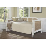 Kozlow Twin Size Mango Wood Cane Daybed (Solid Wood - White) 