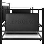 Surte Twin Size Metal Daybed with Trundle Bed 