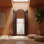 Mango Wood Meredi Standing Wall Decorative Mirror Frame| Wooden Mirror 
