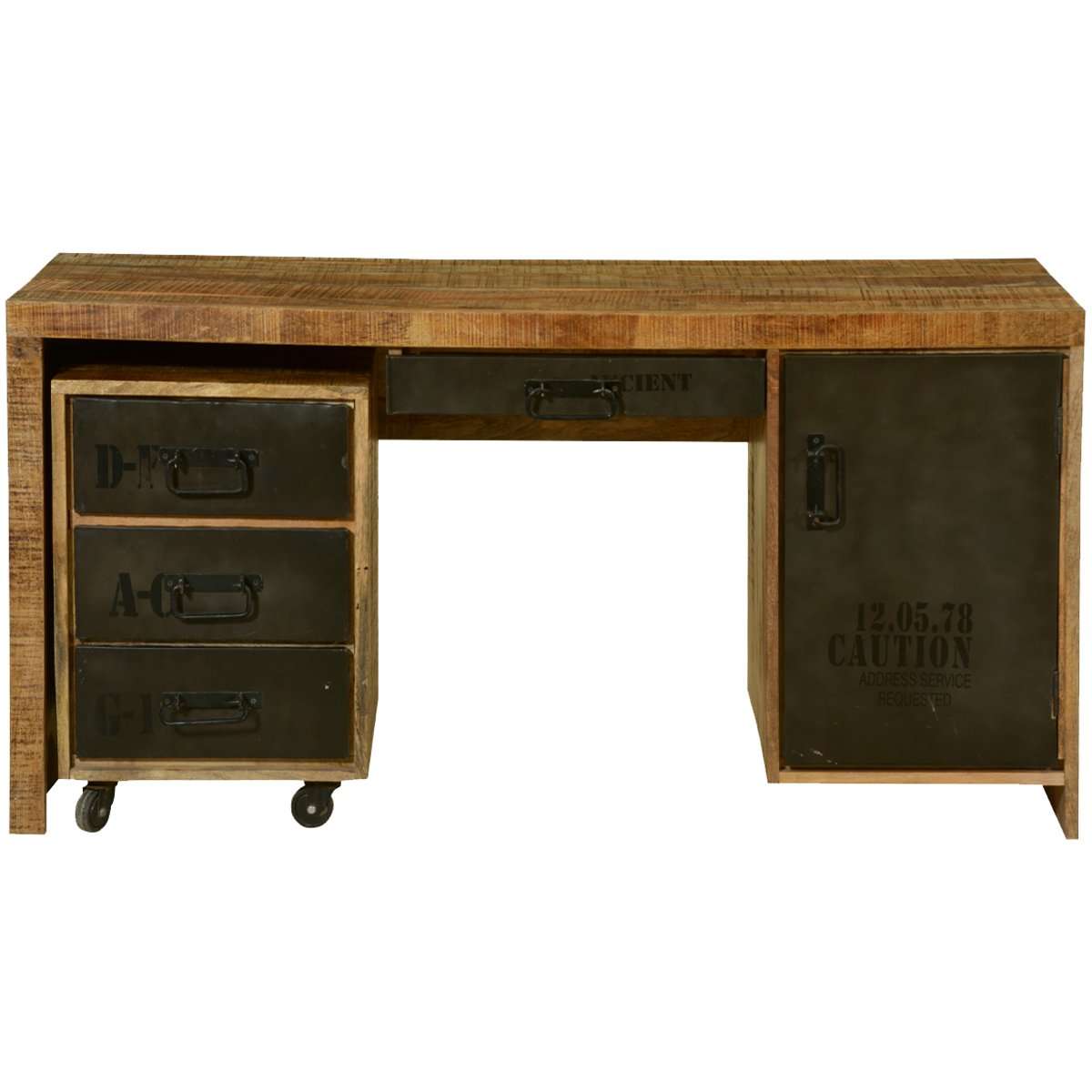 APRODZ Solid Wood Quiogue Study Desk Table for Home and Office