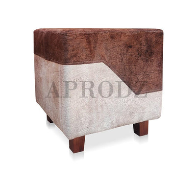 Printed Ottoman Stool Upholstered Foam Cushioned Pouffes for Living Room | Puffy Muddha Stool
