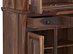 Bookshelf | Sheesham Wood Wooden Storage Organizer | Shelves Bookcase Rustic Durable, Stylish & Compact Design for Home, Office & Living Room | Furniture Organizer Elegant Finish (Brown 6) 