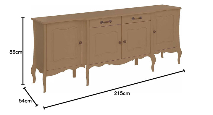 Translation missing: en.Mango Wood Rosario Sideboard Storage Cabinet for Living Room | Wooden Cabinet for Home 