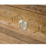 Wooden Carved Chest of Drawers | Wooden Cabinet for Bedroom | Wooden Cabinet with 